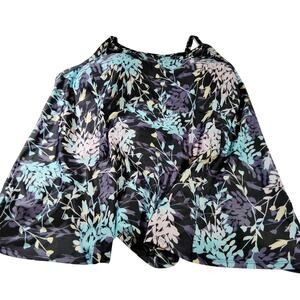 Jinxueer Women’s Plus Size Flowy Tankini Top – Blackleaf – 18W – NWT